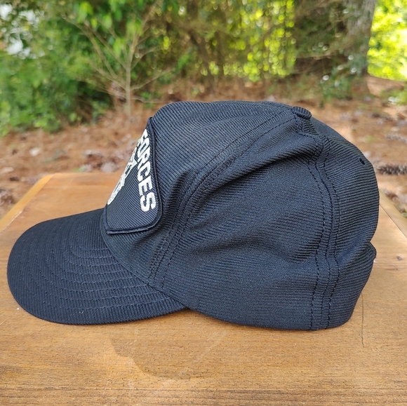 Vintage Special Forces Black Snapback Hat Cap Made in USA - Picture 3 of 9